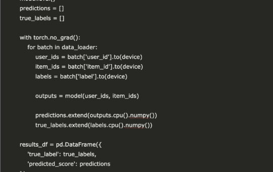 Step by Step Coding Guide to Build a Neural Collaborative Filtering (NCF) Recommendation System with PyTorch