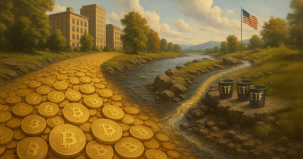 Public companies outpace US ETFs in Bitcoin accumulation push