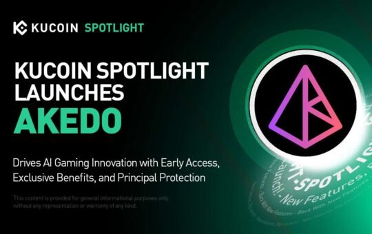 KuCoin Spotlight Launches AKEDO Token Sale, Bringing AI-Powered Gaming to Web3