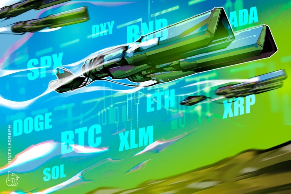 Price Prediction for SPX, DXY, BTC, ETH, XRP, BNB, SOL, DOGE, ADA, XLM