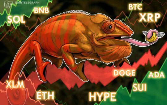 Price Predictions for BTC, ETH, XRP, BNB, SOL, DOGE, ADA, HYPE, XLM, SUI