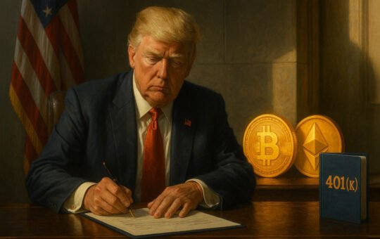 Trump opens $12.5 trillion 401(k) market to crypto and private equity access
