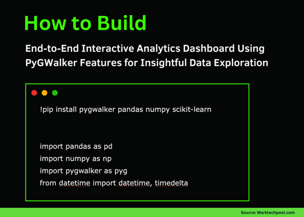 How to Build an End-to-End Interactive Analytics Dashboard Using PyGWalker Features for Insightful Data Exploration