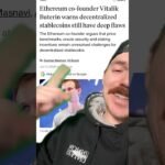 #usd1 and other #stablecoins still have a ways to go! #crypto #news #vitalik