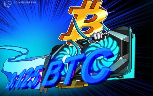 Solo Bitcoin Miner Hits Rare 3.125 BTC Jackpot With Rented Hashrate