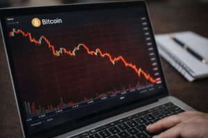 bitcoin trading chart goes down