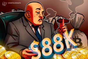 BTC Targets $88K As Exchange Inflows Drop Under $3 Billion